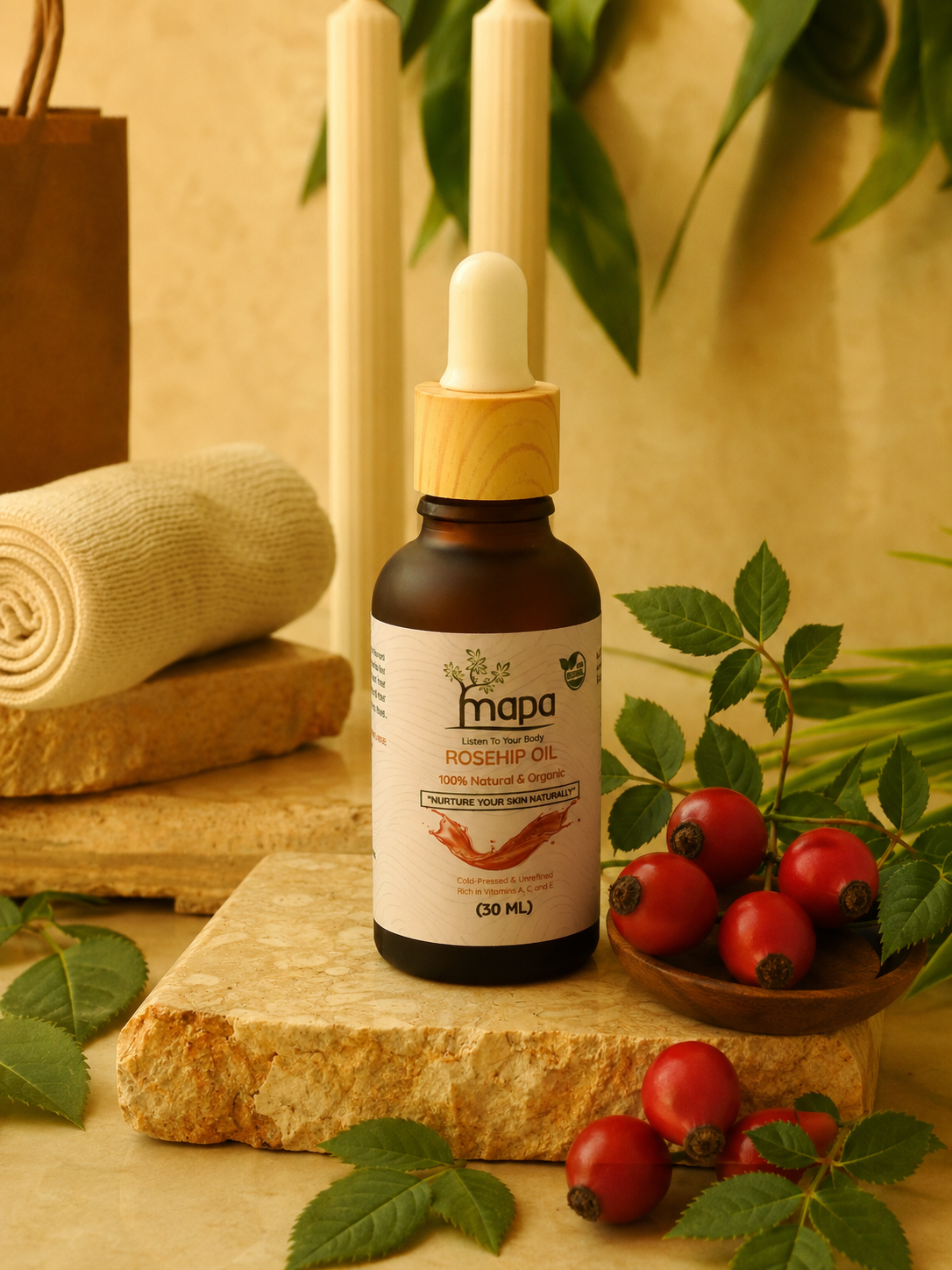 Organic Rosehip Oil. 30ml