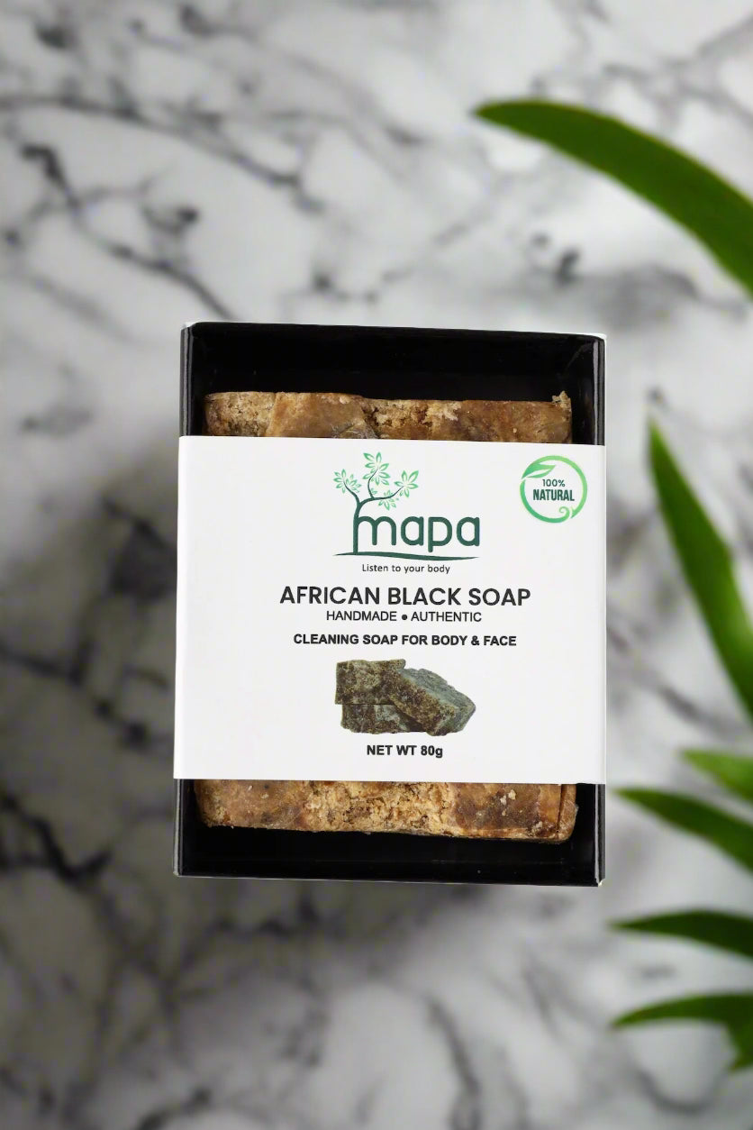 African Black Soap. 80gm